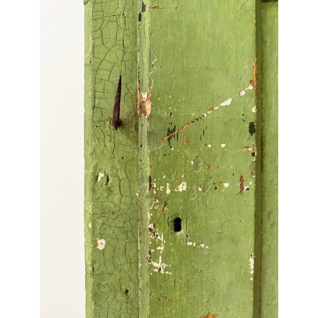 Wood Georgian Green Larder Cupboard For Sale - Image 7 of 8