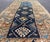 Measures: 3'10 x 9'8 Antique Blue Kazak Gallery Rug, Hand-Knotted Wool, Caucasus 3'10 x 9'8. Keivan Woven Arts/...