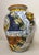 Monumental Antique Hand Painted Italian Majolica Terracotta Pottery Olive Vase For Sale - Image 4 of 15