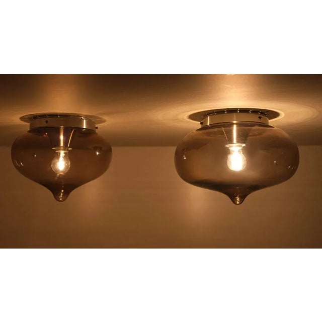 Wall or Ceiling Lights from Dijkstra Lampen, 1970s, Set of 2 For Sale - Image 6 of 12