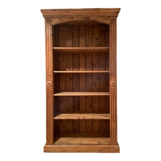 Late 19th Century Antique Pine Bookcase For Sale