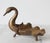 Vintage Footed Brass Swan Soap or Trinket Dish For Sale In Milwaukee - Image 6 of 11