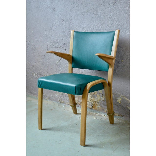 Mid-Century Modern Bow Wood Lounge Chair from Steiner, 1950s For Sale - Image 3 of 16