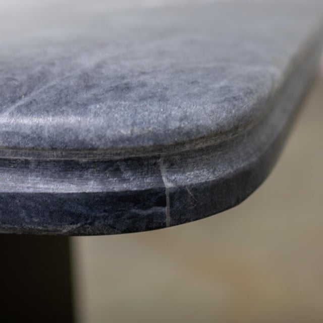 Wood Late 20th Century Scandinavian Post Modern End or Side Table Marble Rectangle Top by Bendixen Designs Made in Denmark For Sale - Image 7 of 18