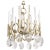 Metal Scolari 1970s Crystal/Metal Chandelier For Sale - Image 7 of 7