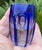 Baccarat Cobalt Cut-to-Clear Crystal and 950 Silver Liqueur Set, 1910, Set of 7 For Sale - Image 15 of 16