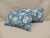 French Country Blue and White Floral Decorative Lumbar Pillows From Portugal - Set of 2 For Sale - Image 3 of 7