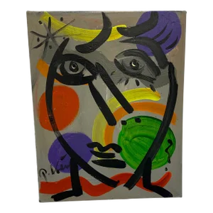 Vintage Abstract Portraiture; Original Artwork by Peter Robert Keil
