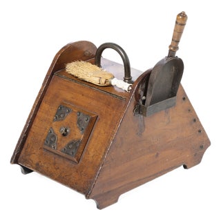 Antique Coal Box, 1800s For Sale