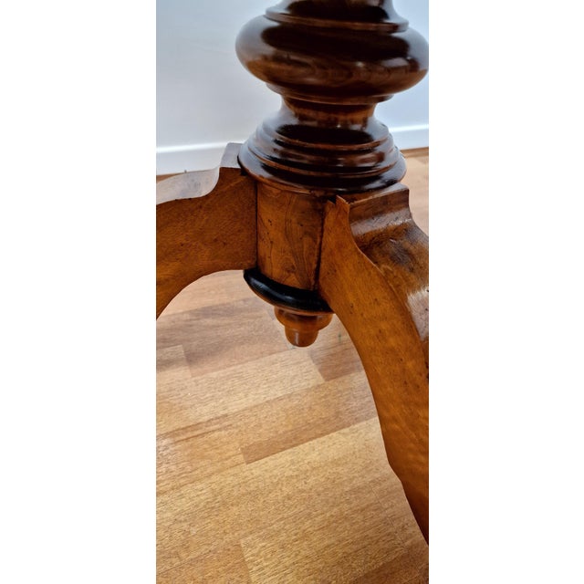 Italian Service Table in Walnut For Sale - Image 13 of 16