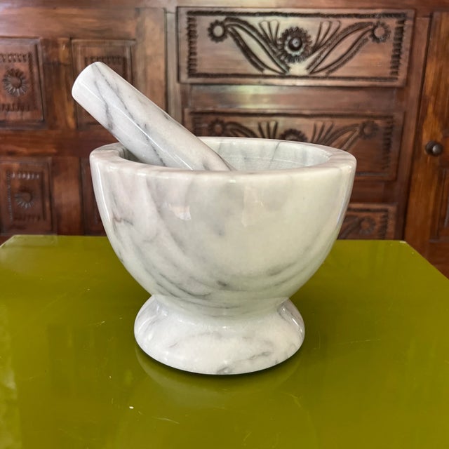 1960s Marble Mortar and Pestle For Sale In Atlanta - Image 6 of 6