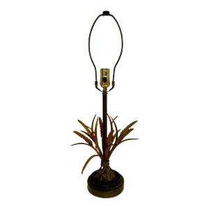 Italian Gilt Sheaf of Wheat Lamp