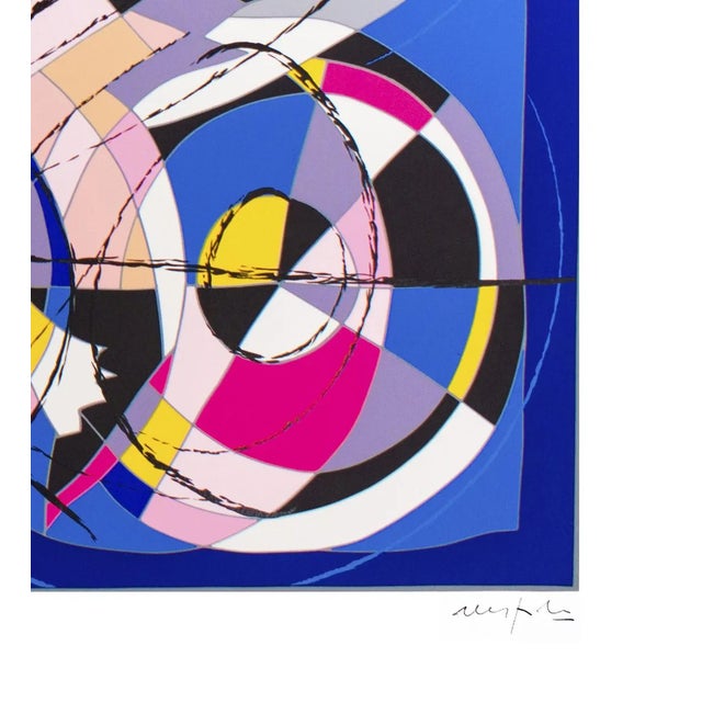 Original screen print from an edition of 260. Numbered and hand signed. Excellent conditions. Ugo nespolo, born at mosso...