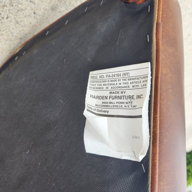 Leather Sectional English Cocktail Ottoman Foot Stools Set of 4 For Sale - Image 14 of 14