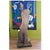 Nicole Bridier, The Zézé Player, Direct-Carved Sculpture, 1992–93, 147CM Tall For Sale - Image 3 of 10