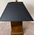 1970s Chapman Mfg. Geometric Patinated Metal Table Lamps With Black Shades - a Pair For Sale In Los Angeles - Image 6 of 13