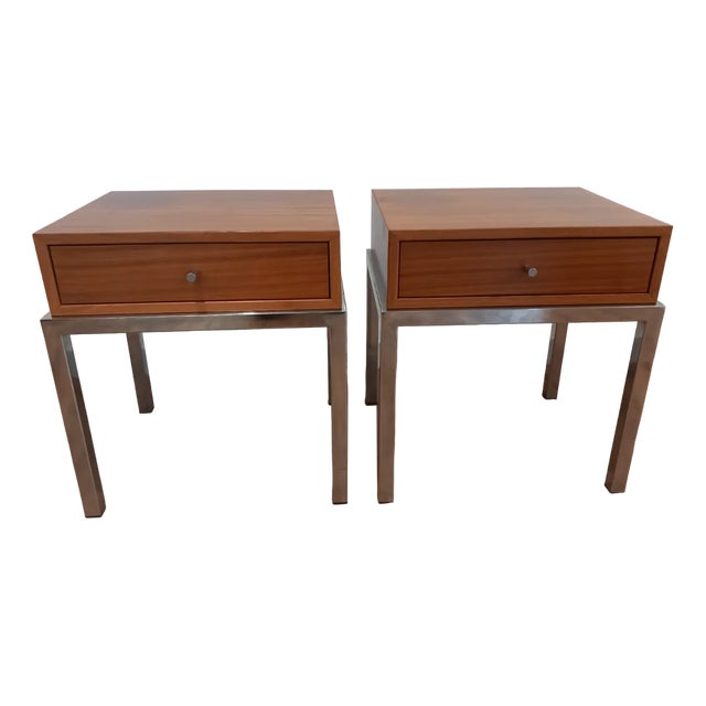 Bedside Tables, Italy, 1970s, Set of 2 For Sale