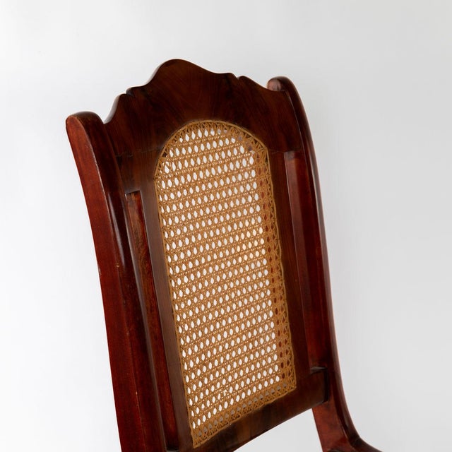 Mid 19th Century Biedermeier Dining Chair with Sebel Legs, 1840s For Sale - Image 5 of 9