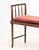 Faux Bamboo Walnut Window Seat For Sale - Image 4 of 7