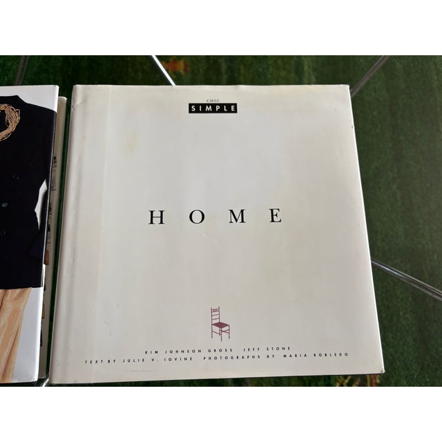 Vintage Chic Simple “Home” & “Women’s Wardrobe” Coffee Table Books – Set of 2 For Sale - Image 10 of 12