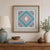 Signed Hand-Cast Paper Relief by Priscilla Wess | Framed Southwestern Geometric Wall Art, 21" For Sale - Image 9 of 9