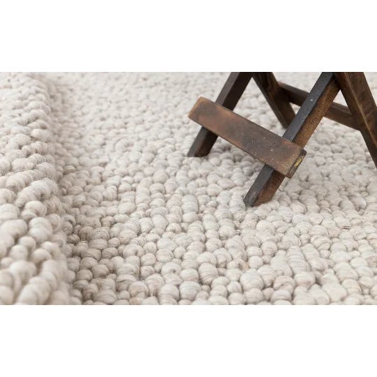 Not Yet Made - Made To Order Chunky Wool Felted Nordic Flatweave Rug in Ivory and Cream, 2.5x8 Ft. For Sale - Image 5 of 12