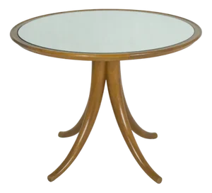 Coffee Table in Mirrored Glass and Wood by Pietro Chiesa for Fontana Arte, 1930s