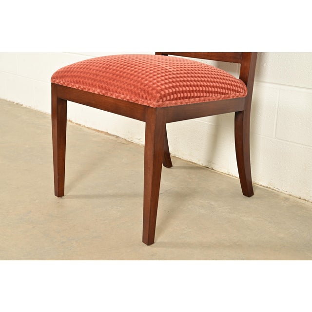 Smith & Watson Regency Carved Mahogany Side Chairs or Dining Chairs, Pair For Sale - Image 10 of 14