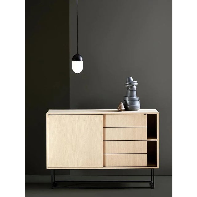 White Oak Virka High Sideboard by Ropke Design and Moaak For Sale - Image 4 of 6