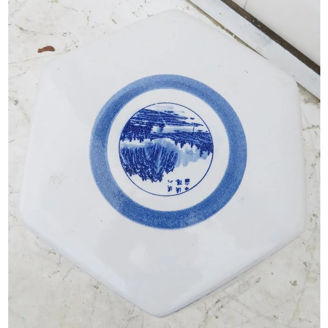 Chinese Chinese Porcelain Blue & White Garden Stool For Sale - Image 3 of 5