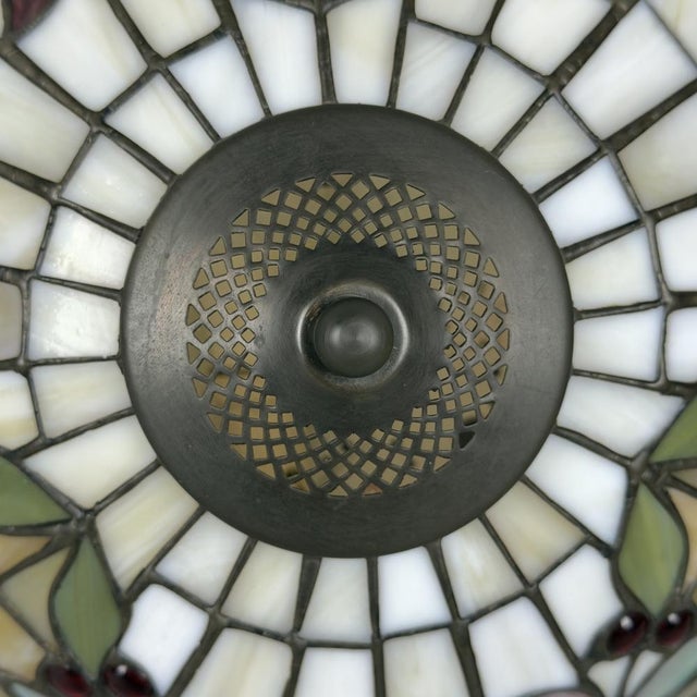 Vintage Liberty Ceiling Lamp in Leaded Glass Mosaic For Sale - Image 9 of 16