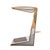 "Melagrana" Bar Stool With Burl Walnut, Stainless Steel and Bronze For Sale In Los Angeles - Image 6 of 7
