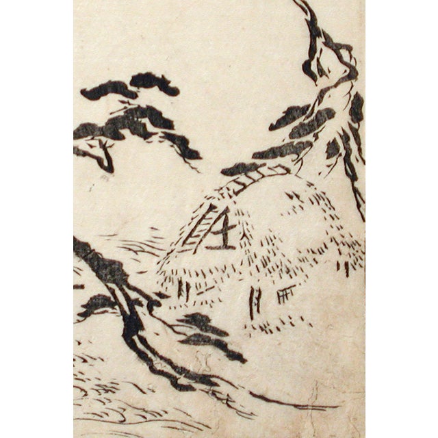 Not Yet Made - Made To Order Fisherman’s Hut by the Shore (After Ogata Kōrin), Vintage Art Print Reproduction, 24" × 36" For Sale - Image 5 of 6