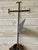 Brutalist Large Antique French Sculptural Wood and Wrought Iron Weather Vane Cross, 19th Century For Sale - Image 3 of 9