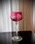 Vintage Ruby Cut-to-Clear Crystal Hock Wine Glasses, 1950, Set of 6 For Sale - Image 9 of 16