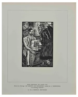 Louis Jou, Women of This Time, Original Woodcut, 1920s