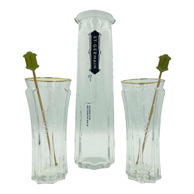 Vintage St-Germain Cocktail Set - 5 pcs For Sale