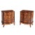 Wood Antique Baroque Nightstands in Walnut and Briar by Testolini Freres, 1890s, Set of 2 For Sale - Image 7 of 7