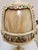 1920s Attributed to Miller Polychrome Slag Glass Boudoir Lamp For Sale - Image 10 of 10
