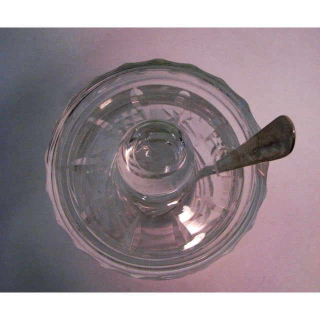 Antique Cut Glass Jam Jar - Made in England For Sale - Image 12 of 13