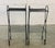 1960s Black Metal Side Tables, - a Pair For Sale - Image 4 of 10