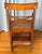 1980s Regency Mahogany and Cane Metamorphic Chair to Steps For Sale - Image 4 of 16