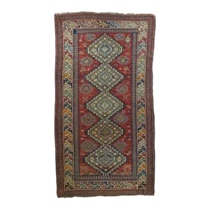 Late 18th Century Antique Caucasian Shirvan Rug 5'3'' x 9'7''