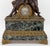 French Empire Patinated & Gilt Bronze Apollo & Diana Figural Mantel Clock, Verde Antico Marble, C. 1830 For Sale In New York - Image 6 of 10
