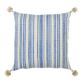 Contemporary Lacefield Designs Phoenix Navy Pillow For Sale