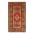 Vintage Turkish Oushak Area Rug 3ft 7inb X 6ft 4in For Sale