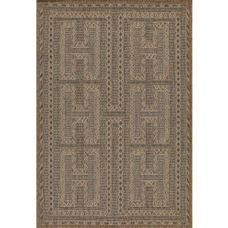 Momeni Contemporary Indoor/Outdoor Hampton Casa Rug in Natural, 8' x 10' For Sale