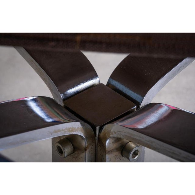 Superstar Armchairs in Leather with Steel Frames, 1970s, Set of 2 For Sale - Image 14 of 17