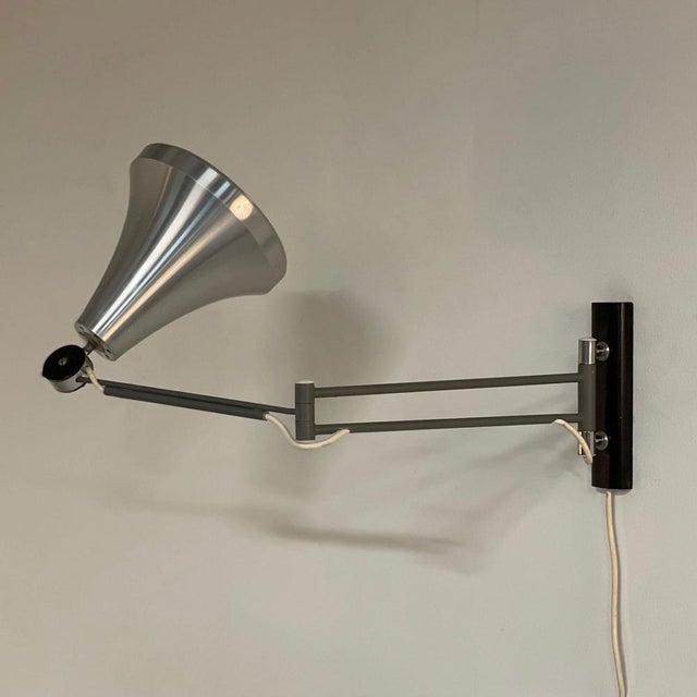1960s Adjustable Wall Lamp Nx 230e/00 in Chrome by Philips, 1960s For Sale - Image 5 of 15