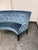 Bespoke Curved Velvet Banquette For Sale - Image 11 of 12